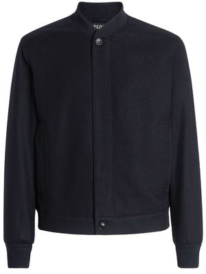 Zegna Oasi Elements cashmere bomber jacket - Blue