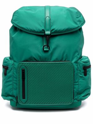 Zegna Pelletessuta woven backpack - Green