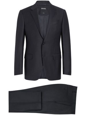 Zegna Pinpoint Trofeo wool suit - Blue