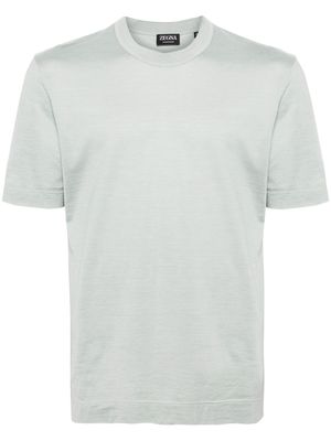 Zegna piqué crew-neck T-shirt - Green