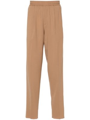 Zegna pleat-detailing trousers - Brown