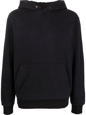 Zegna pullover knitted hoodie - Black