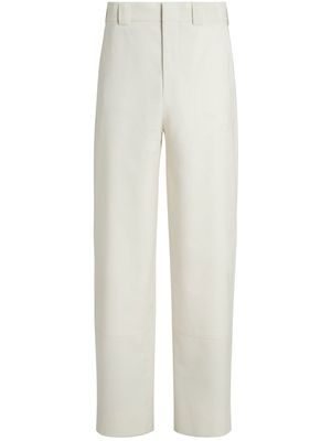 Zegna Pure Wool straight-leg trousers - White