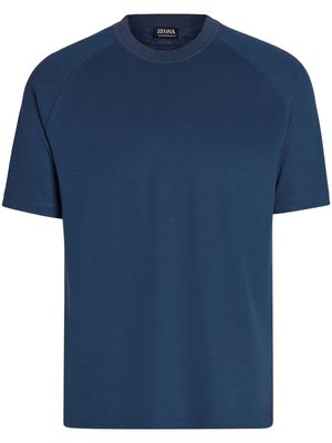 Zegna raglan-sleeved jersey T-shirt - Blue