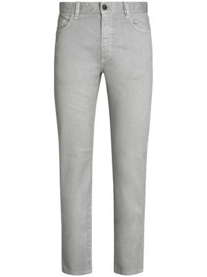 Zegna Roccia mid-rise skinny jeans - Grey