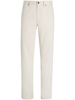 Zegna Roccia straight-leg cotton jeans - White