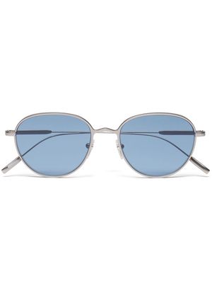 Zegna round-frame tinted sunglasses - Silver