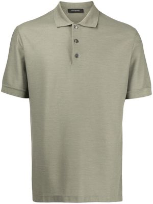 Zegna short sleeve polo shirt - Green
