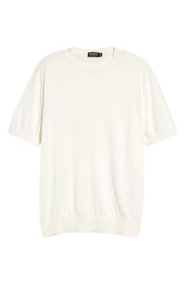 ZEGNA Short Sleeve Premium Cotton T-Shirt in White