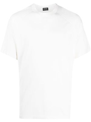 Zegna short-sleeve wool T-shirt - Neutrals