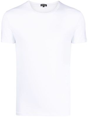 Zegna short-sleeved stretch-cotton T-shirt - White