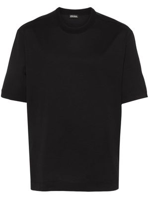 Zegna shortsleeved cotton T-shirt - Black