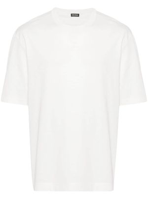 Zegna shortsleeved cotton T-shirt - White