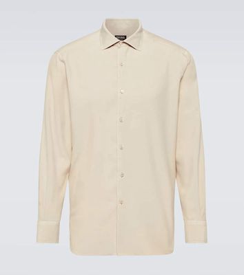 Zegna Silk Oxford shirt
