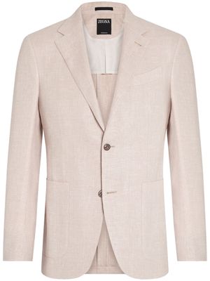 Zegna single-breasted blazer - Pink