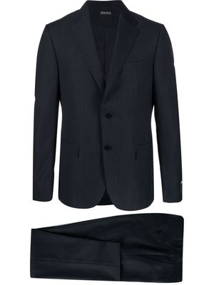 Zegna single breasted two-piece suit - Blue