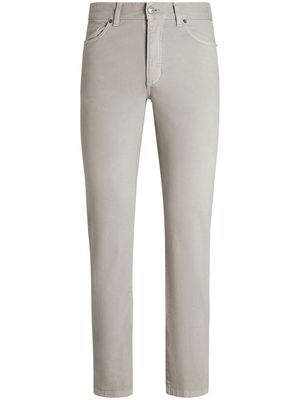Zegna slim-cut leg jeans - Grey