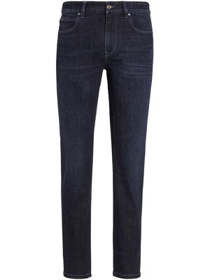 Zegna slim-fit mid-rise jeans - Blue