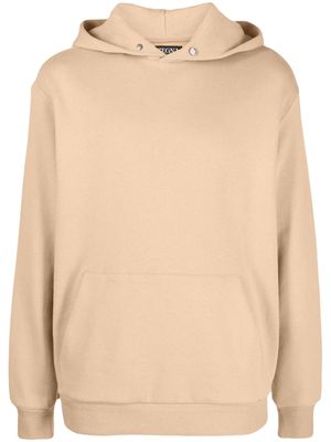 Zegna slouchy-hood cotton blend hoodie - Neutrals
