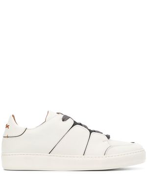 Zegna stitched-panel low-top sneakers - Neutrals