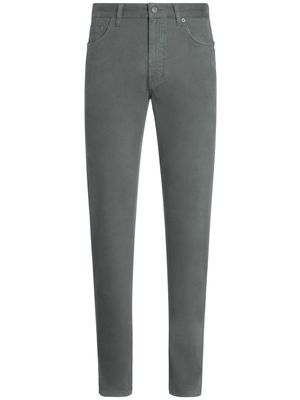 Zegna straight-leg five-pocket jeans - Grey