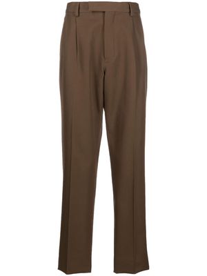 Zegna straight-leg tailored trousers - Brown