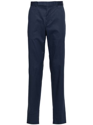 Zegna stretch-cotton tailored trousers - Blue