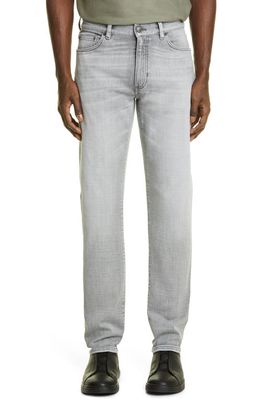 ZEGNA Stretch Denim Slim Fit Jeans in Grey