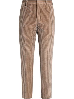 Zegna tailored corduroy trousers - Neutrals
