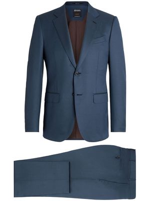 Zegna tailored wool suit - Blue