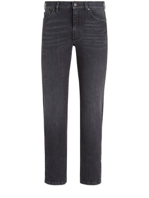 Zegna tapered five-pocket jeans - Grey