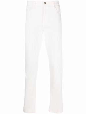 Zegna tapered-leg jeans - White