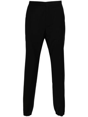 Zegna tapered wool track pants - Black