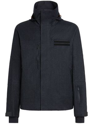 Zegna Techmerino wool ski jacket - Grey