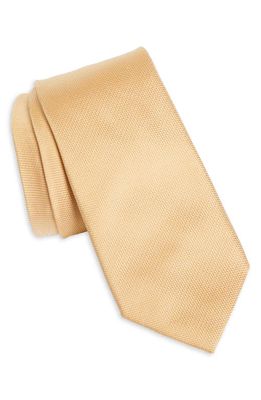 ZEGNA TIES Silk Jacquard Tie in Yellow