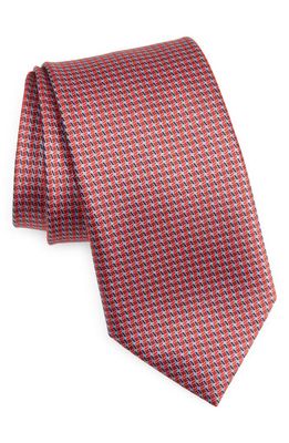 ZEGNA TIES Special Project Print Red Silk Tie