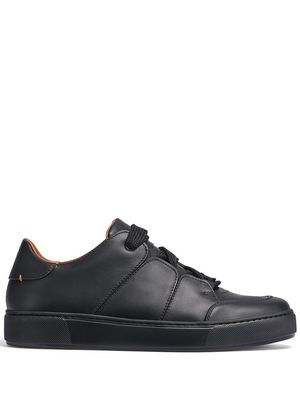 Zegna Tiziano low-top leather sneakers - Black