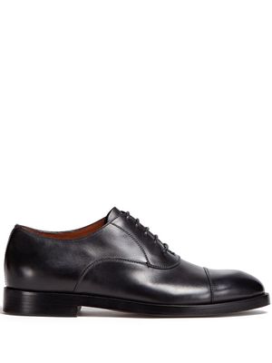 Zegna Torino leather oxford shoes - Black