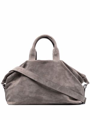 Zegna triangle-shape tote bag - Grey