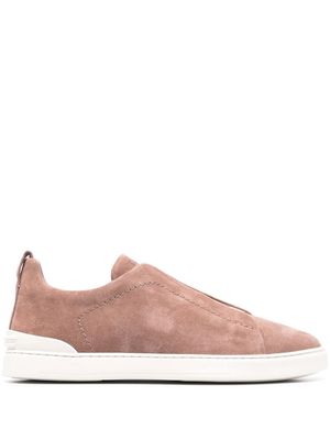 Zegna Triple Stitch™ low top sneakers - Pink