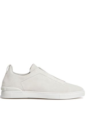 Zegna Triple Stitch low-top sneakers - White