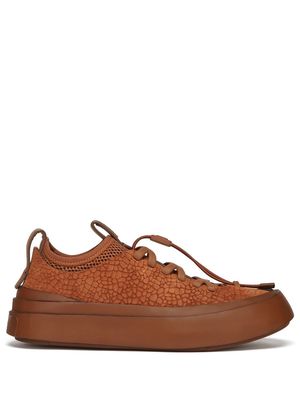 Zegna Triple Stitch™ MRBAILEY® textured sneakers - Brown