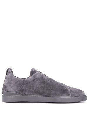 Zegna triple stitch sneakers - Grey