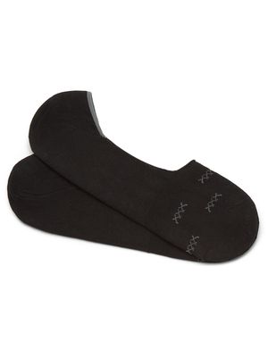 Zegna Triple X invisible socks - Black
