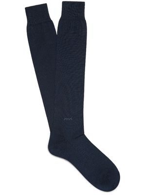 Zegna Triple-X mid-calf socks - Blue
