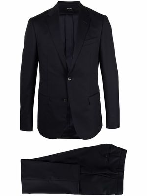 Zegna two-piece single-breasted suit - Blue