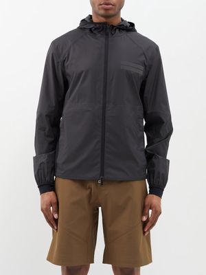 Zegna - Usetheexisting Upcycled-ripstop Hooded Jacket - Mens - Black