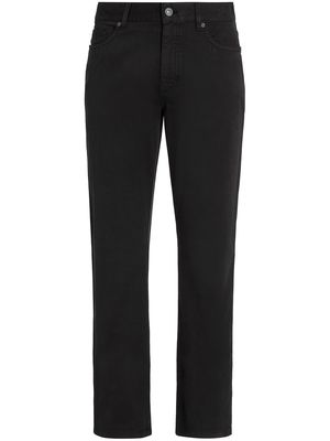 Zegna Vicuna slim-cut trousers - Black