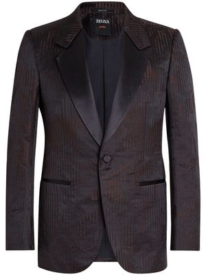 Zegna wool-blend blazer - Brown