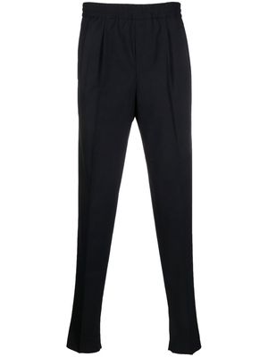 Zegna wool-blend tapered trousers - Blue